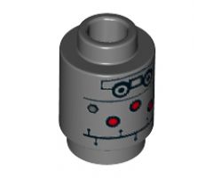 Brick, Round 1 x 1 with SW IG-11 Head Pattern