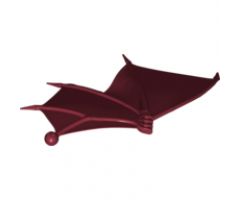 Animal, Body Part Dragon Wing 26 x 16 Folding Left with Spikes and Ball Joint Connector