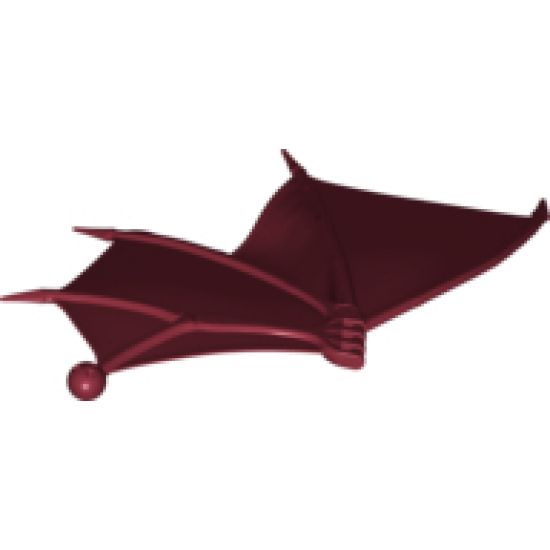 Animal, Body Part Dragon Wing 26 x 16 Folding Left with Spikes and Ball Joint Connector