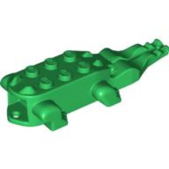 Animal, Body Part Alligator / Crocodile Middle with 4 Lower Teeth