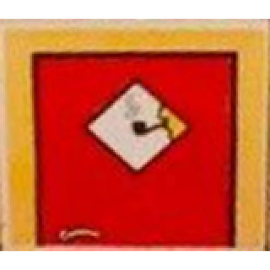 Duplo, Tile 2 x 2 x 1 with Farmhouse Mosaic Picture 08 Pattern (Set 9220)