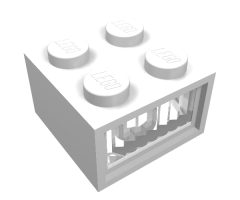 Electric, Light Brick 12V 2 x 2 with 3 Plug Holes, Trans-Clear Diffuser Lens