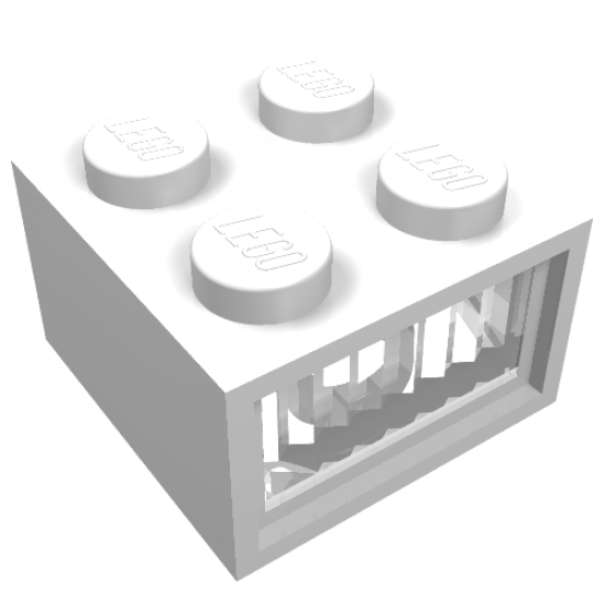 Electric, Light Brick 12V 2 x 2 with 3 Plug Holes, Trans-Clear Diffuser Lens