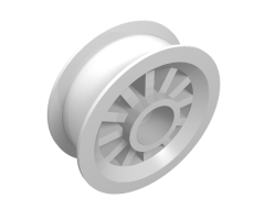 Wheel Spoked 2 x 2 with Pin Hole