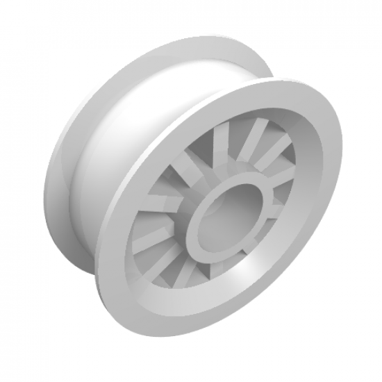 Wheel Spoked 2 x 2 with Pin Hole