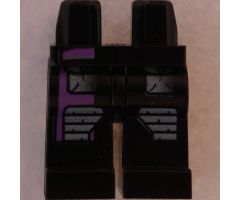 Hips and Legs with Alpha Team Gray Pockets and Purple Stripe Pattern (Radia)