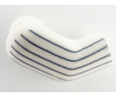 Arm, Right with 6 Dark Bluish Gray Pinstripes Pattern