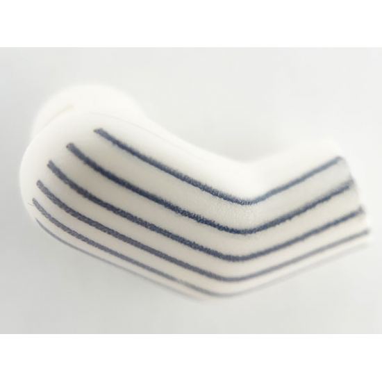 Arm, Right with 6 Dark Bluish Gray Pinstripes Pattern