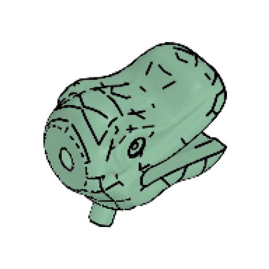 Animal, Body Part Dinosaur Head Small