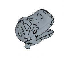 Animal, Body Part Dinosaur Head Small