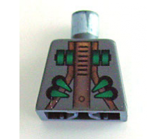 Torso Aquazone Stingray Dark Turquoise, Black, and Gold Pattern 1
