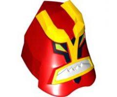Large Figure Part Head Modified Ben 10 Jet Ray with Yellow Brow Pattern