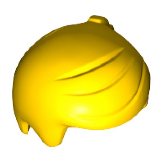 Minifigure, Hair Short with 2 Locks on Left Side