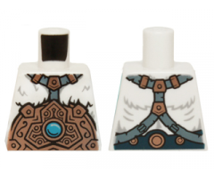 Torso Fur with Copper Armor and Ice Chi Emblem Pattern