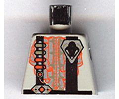 Torso Space UFO Black Stripes and 4 Pips Pattern