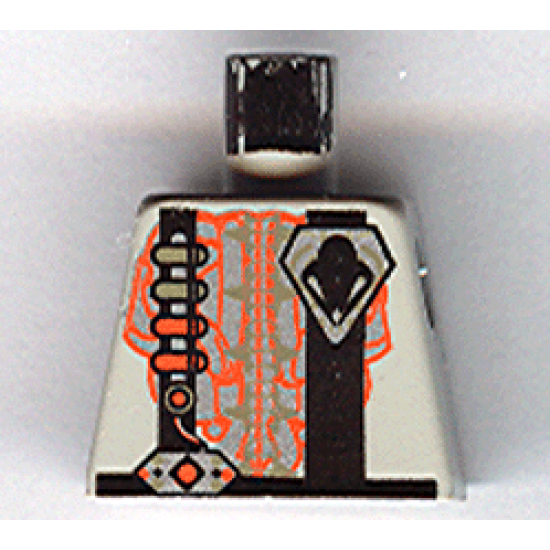 Torso Space UFO Black Stripes and 4 Pips Pattern