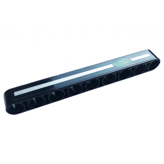 Technic, Liftarm 1 x 9 Thick with Land Rover Logo and Silver Stripe Pattern (Sticker) - Set 42110
