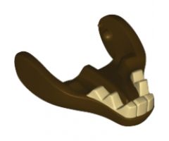 Animal, Body Part Warg Lower Jaw with Tan Teeth Pattern