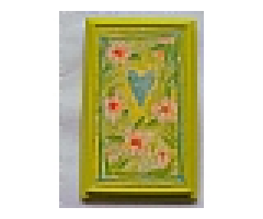 Scala Wall, Panel 6 x 10 with Heart and Flowers Pattern (Sticker) - Sets 3119 / 3200
