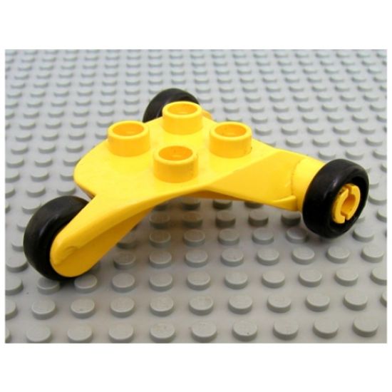 Duplo, Aircraft Airplane Landing Gear with Three Wheels