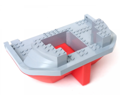 Boat Hull Giant Stern 16 x 22, Top Color Light Bluish Gray