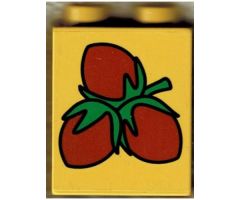 Duplo, Brick 1 x 2 x 2 with Hazelnuts Cluster Pattern