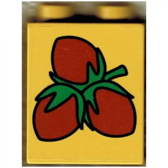 Duplo, Brick 1 x 2 x 2 with Hazelnuts Cluster Pattern