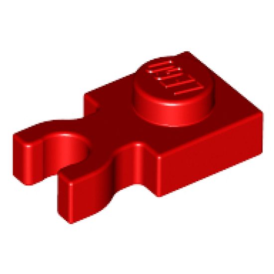 Plate, Modified 1 x 1 with U Clip Thick (Vertical Grip)