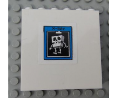 Panel 1 x 6 x 5 with SpongeBob X-Ray Pattern (Sticker) - Set 3832