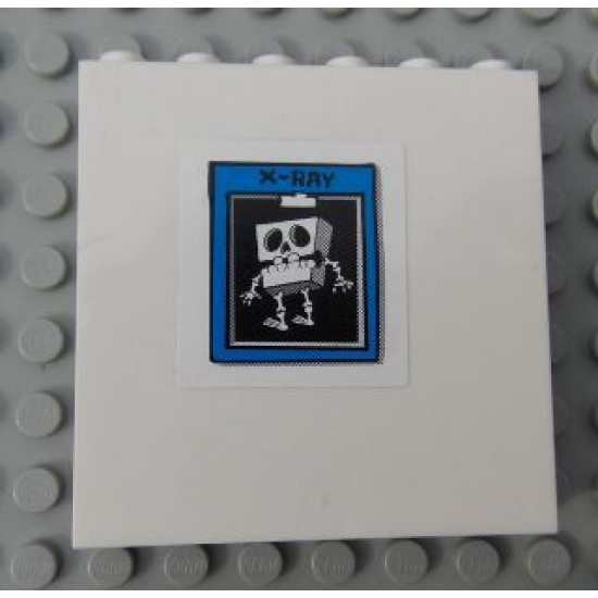 Panel 1 x 6 x 5 with SpongeBob X-Ray Pattern (Sticker) - Set 3832