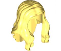 Minifigure, Hair Long Wavy with Center Part