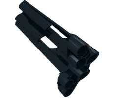 Technic, Panel Fairing # 4 Large Long, Large Holes, Side B
