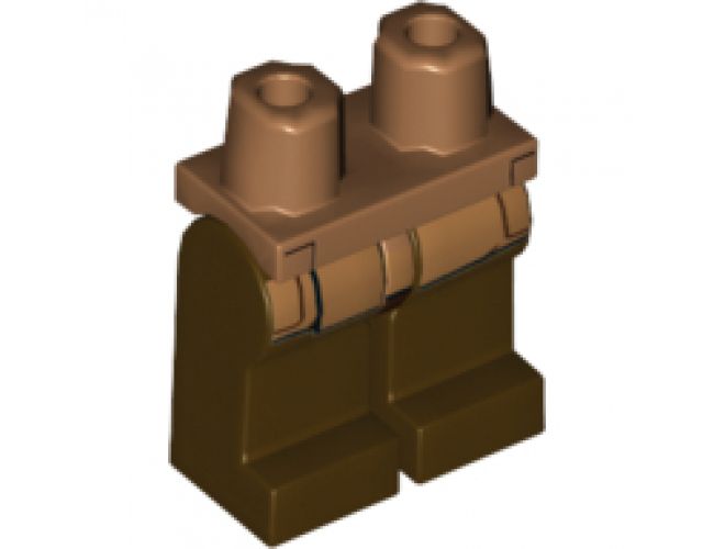 Hips and Dark Brown Legs with Dark Tan SW Robe Pattern