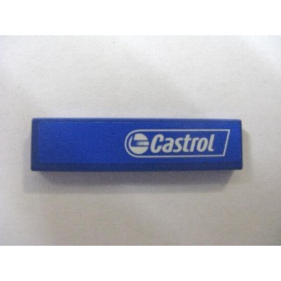 Tile 1 x 4 with 'Castrol' Pattern, Model Right (Sticker) - Set 8374