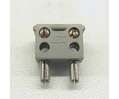Electric, Connector, 2-Way Male Squared Narrow Long without Center Post