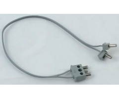 Electric, Wire 12V / 4.5V, 24 Studs Long with 2 Connector, 1-Way Male Squared and 1 Connector, 2-Way Male Squared Narrow Long with Center Post