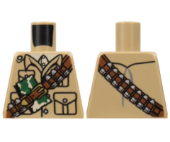 Torso Monster Fighters with Ammunition Belt Pattern