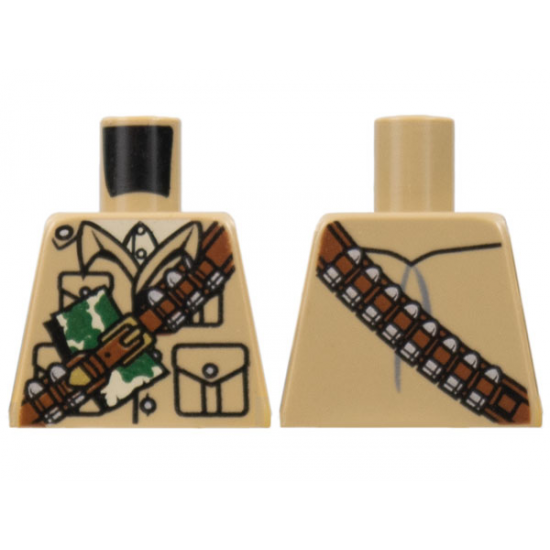 Torso Monster Fighters with Ammunition Belt Pattern