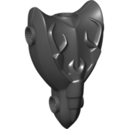Large Figure Part Torso KK with Vladek, Lord Pattern - Series 2 - Black Scorpion Relief