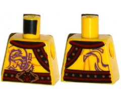 Torso Ninjago Bare Chest Muscles, Purple Snake Tattoos, Snake Buckle, Shoulder Strap Pattern