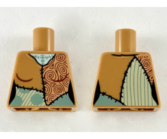 Torso Female Patchwork Ragdoll Pattern