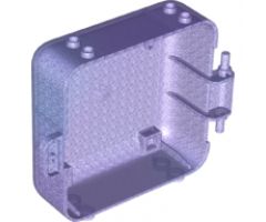 Container Box 3 x 8 x 6 2/3 Half Front
