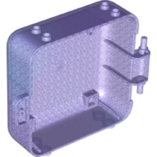 Container Box 3 x 8 x 6 2/3 Half Front