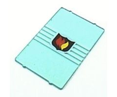 Glass for Window 1 x 4 x 5 with Fire Logo Pattern