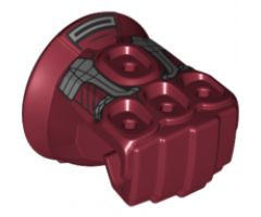 Hand Large Minifigure Right, Infinity Gauntlet with Silver Plates Pattern