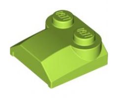 Slope, Curved 2 x 2 x 2/3 with Two Studs and Curved Sides, Lip End