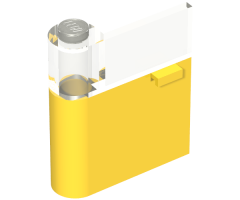 Door 1 x 3 x 3 Left with Trans-Clear Window and Horizontal Handle