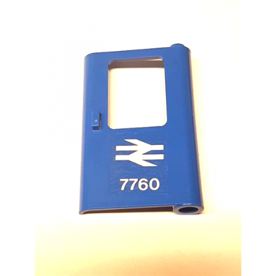 Door 1 x 4 x 5 Train Right with British Railways Train Logo and '7760' Pattern (Sticker) - Set 7760