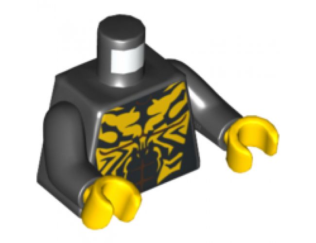 Torso SW Savage Opress Pattern / Black Arms / Yellow Hands