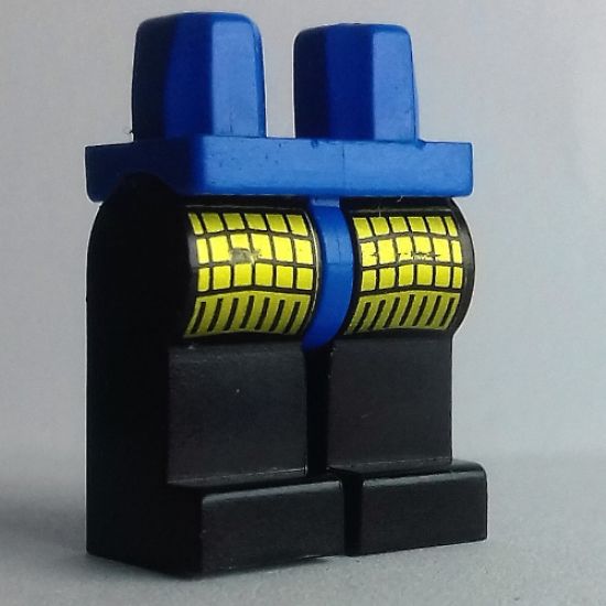 Hips and Black Legs with Castle Ninja Leg Armor Pattern